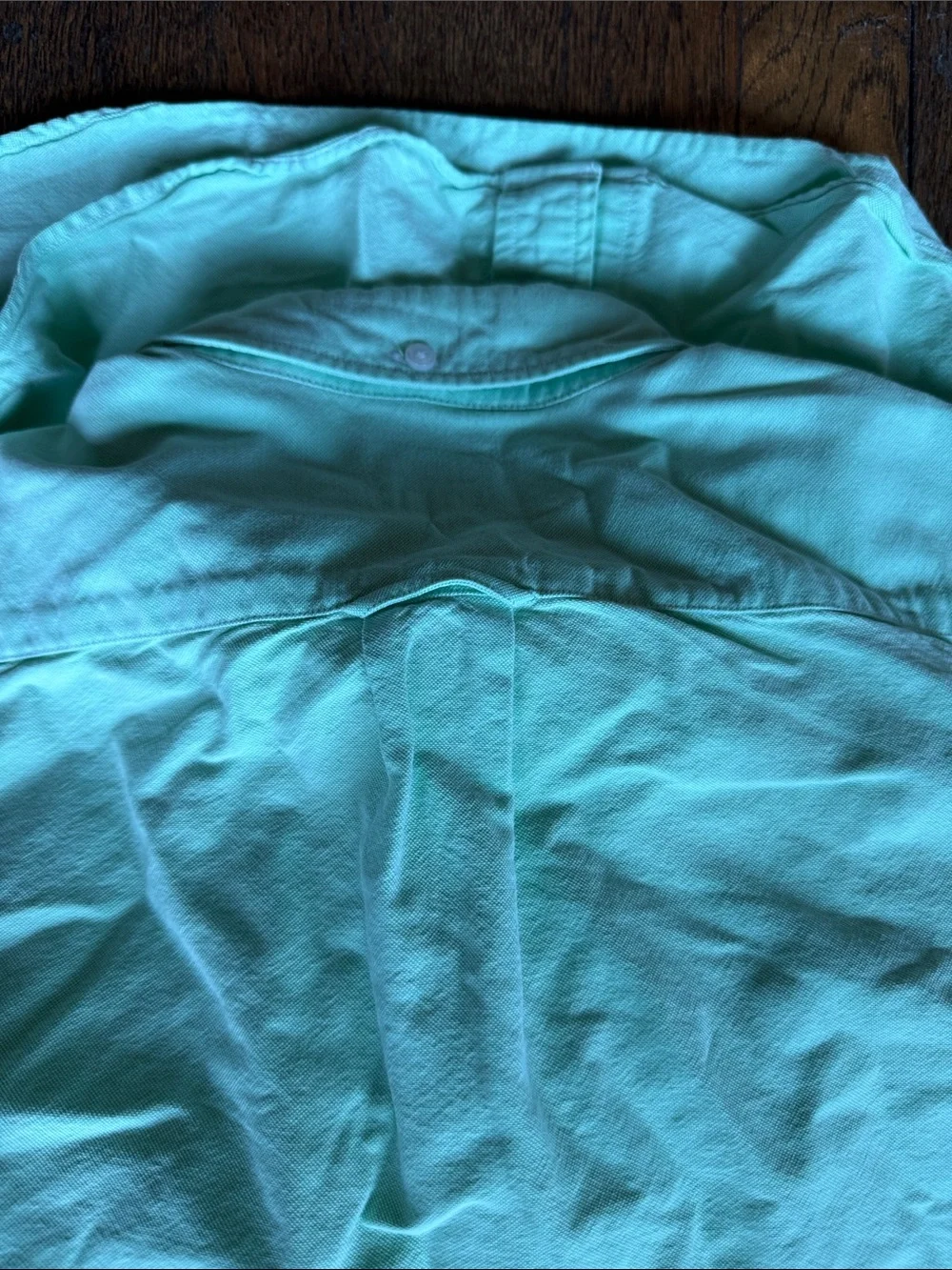 J. Crew Men's Button-Down Shirt in Mint Green